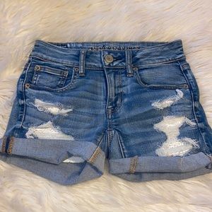 american eagle jean shorts